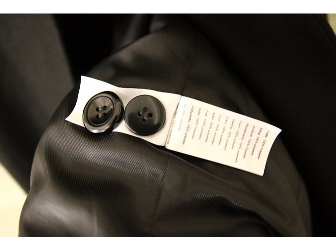 Autre Marque Black wool and polyester coat - view 7