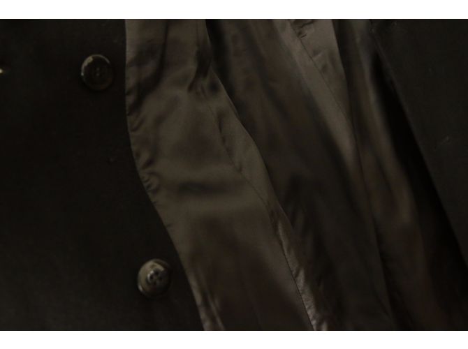 Autre Marque Black wool and polyester coat - view 8