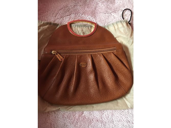 Pochette Mac Douglas in pelle marrone - vista 2