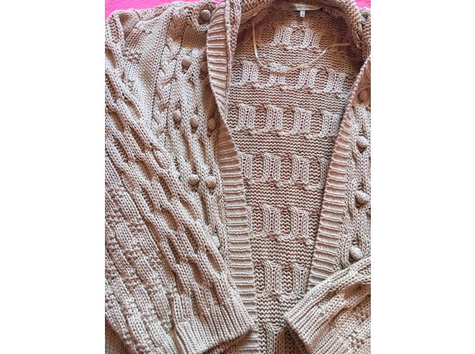 Gerard Darel Strickweste aus Baumwolle Beige - Ansicht 4
