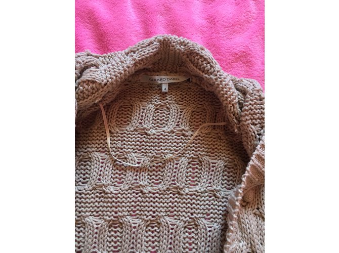 Gerard Darel Strickweste aus Baumwolle Beige - Ansicht 5