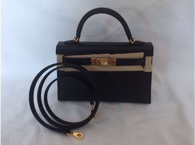 Hermès Kelly II Mini Nero - vista 13