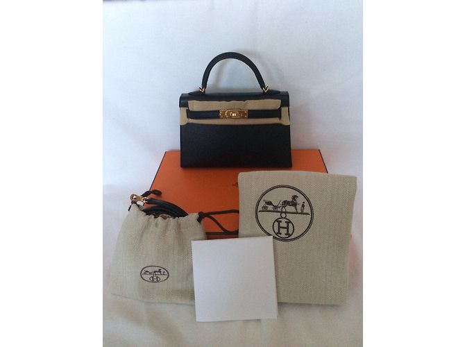 Hermès Kelly II Mini Nero - vista 14