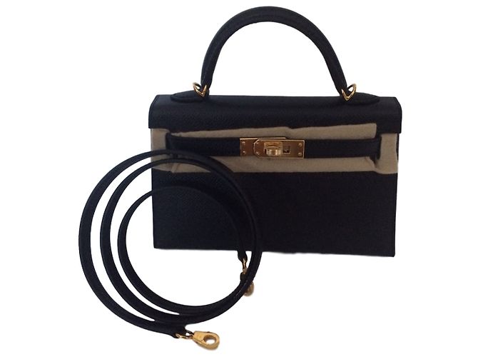 Hermès Kelly II Mini Nero - vista 2