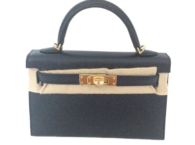 Hermès Kelly II Mini Nero - vista 3