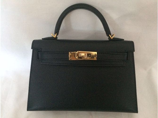Hermès Kelly II Mini Nero - vista 4
