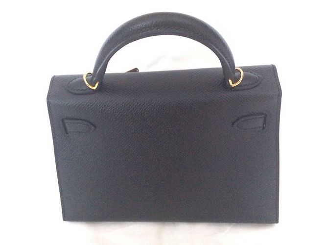 Hermès Kelly II Mini Nero - vista 6