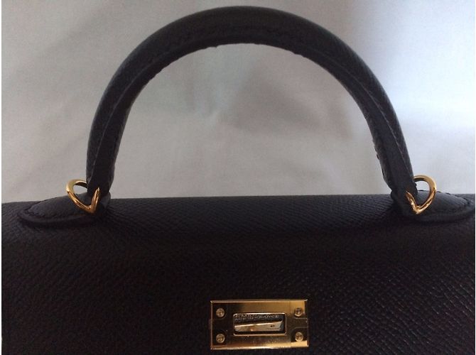 Hermès Kelly II Mini Nero - vista 7