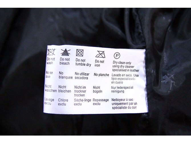 Autre Marque EDC Black Leather Biker Jacket - view 11