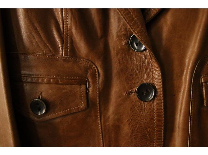 Oakwood Lederjacke braun - Ansicht 5