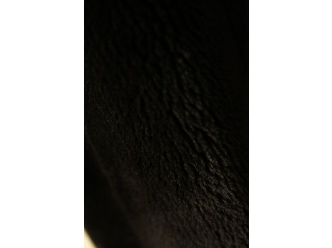 Autre Marque Abrigo de piel de cabra negro - vista 7