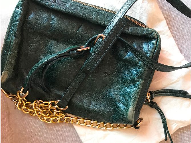 Bolso bandolera Bimba & Lola de piel verde dorado Verde oliva - vista 6