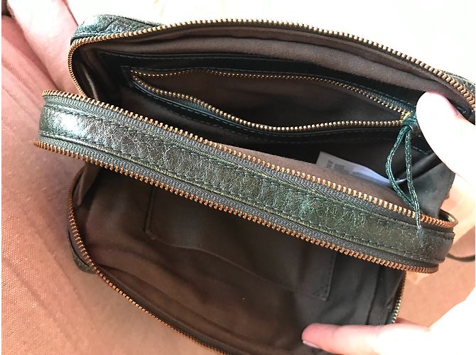 Bolso bandolera Bimba & Lola de piel verde dorado Verde oliva - vista 7