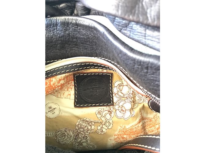 Borsa Lancel Super Angelina Lifestyle Marrone Scuro Pelle - vista 10