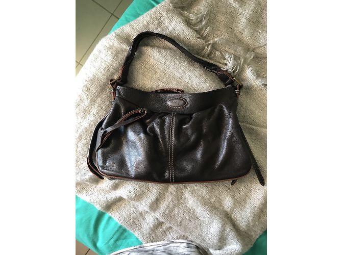 Borsa Lancel Super Angelina Lifestyle Marrone Scuro Pelle - vista 3