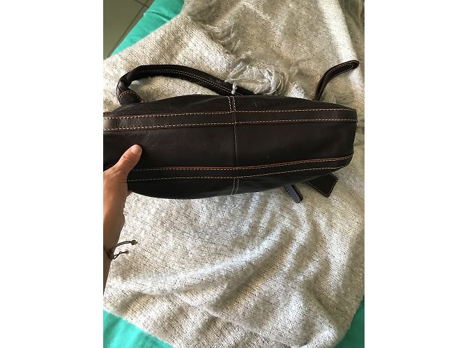 Borsa Lancel Super Angelina Lifestyle Marrone Scuro Pelle - vista 9