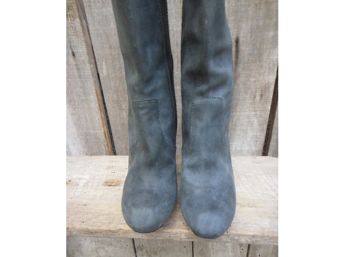 Botines Nicholas Kirkwood de piel gris - vista 3