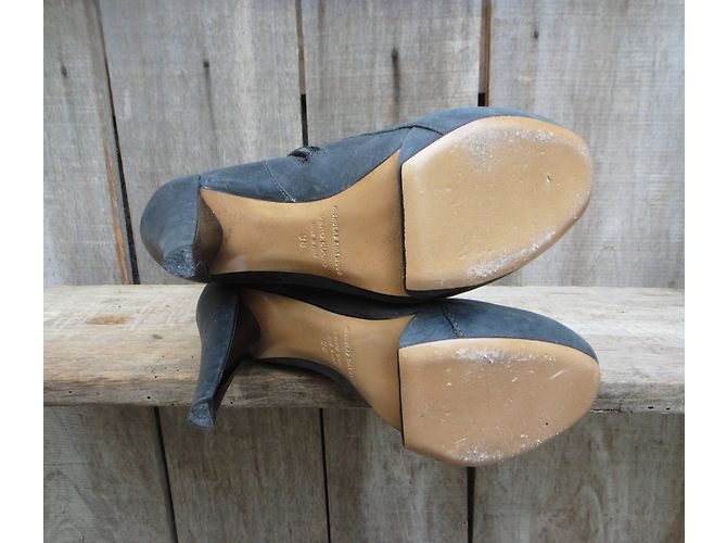 Botines Nicholas Kirkwood de piel gris - vista 5