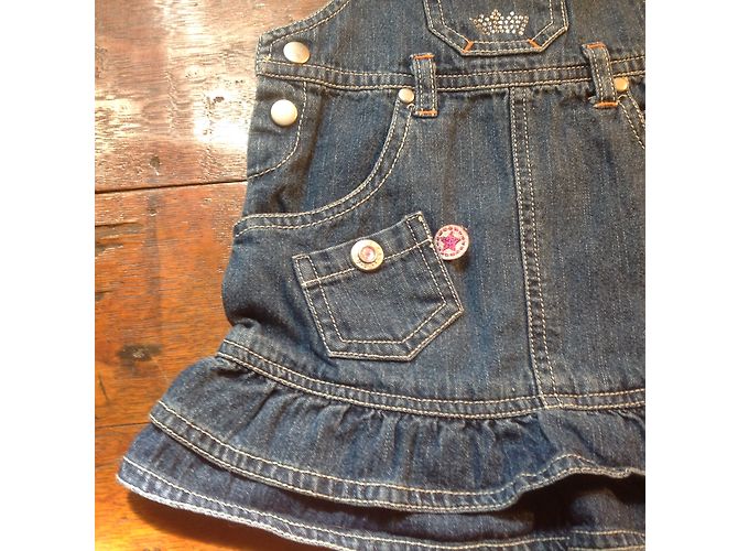Autre Marque Blaues Jeanskleid 6 Monate - Ansicht 4