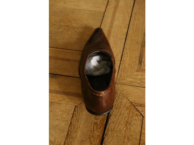 Autre Marque Botines HEYRAUD de piel marrón oscuro - vista 5
