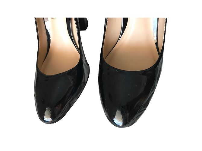 Autre Marque Schwarze Lack Pumps mit hohem Absatz - Ansicht 2