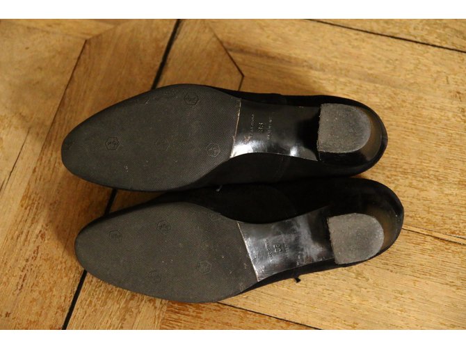Autre Marque Richelieu Philippe Papadopoulos camoscio nero 38 - vista 8