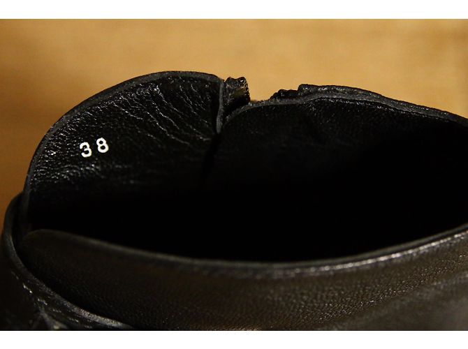 Autre Marque Botines ESPACE de cuero negro - vista 11