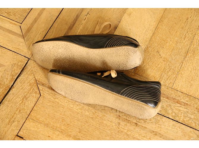 Sneakers Rene Derhy in pelle nera e marrone Nero - vista 8