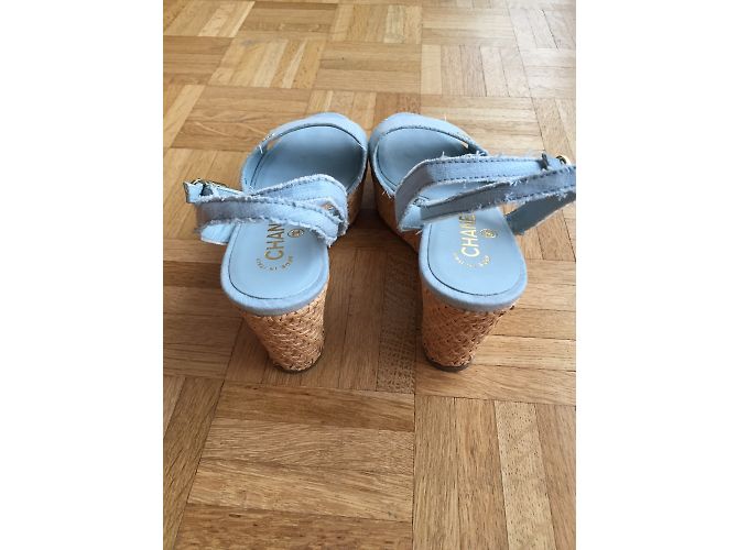Chanel Sandalen Blau - Ansicht 5