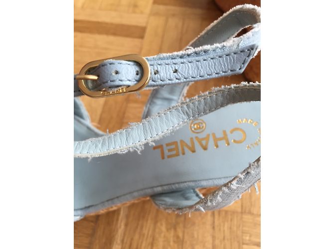Chanel Sandalen Blau - Ansicht 6