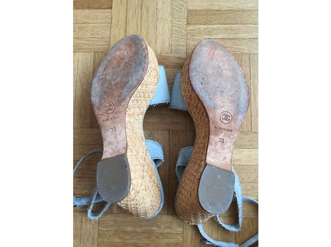 Chanel Sandalen Blau - Ansicht 7
