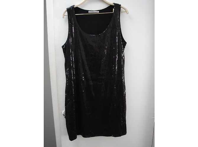 KOOKAÏ Paillettenkleid Schwarz - Ansicht 3
