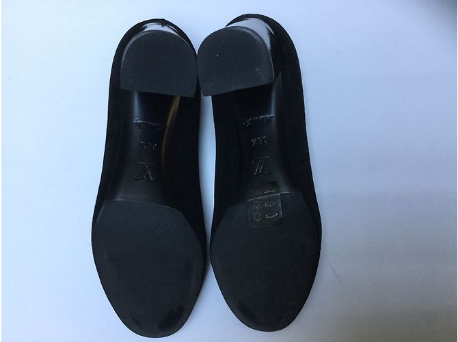 Louis Vuitton Pumps Schwarz Hirschleder - Ansicht 6