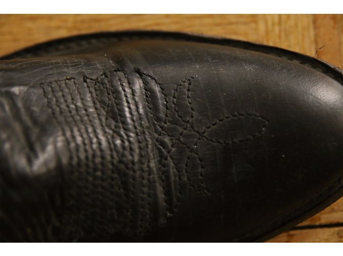 Catarina Martins Iguana Danger Black Santiags Nero - vista 8