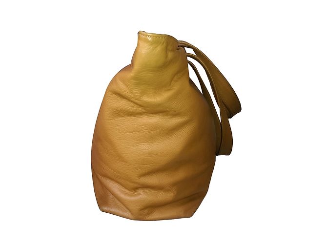 Bolso tote Mika Sarolea de piel color caramelo - vista 2