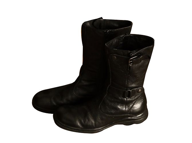Botines Minelli de cuero negro Talla 38 - vista 2