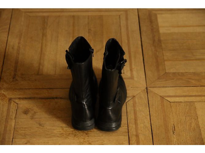 Botines Minelli de cuero negro Talla 38 - vista 8