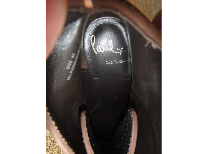 Botines Paul Smith Joril Marrón Oscuro Piel de Ciervo - vista 9