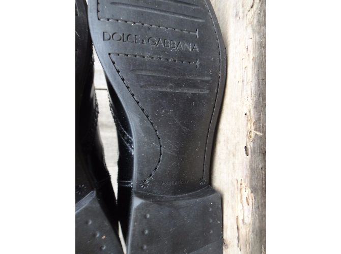 Botines Chelsea Dolce & Gabbana de charol negro - vista 10