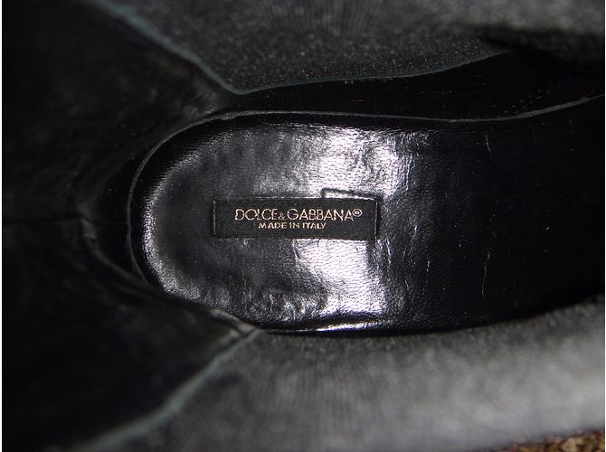 Botines Chelsea Dolce & Gabbana de charol negro - vista 4