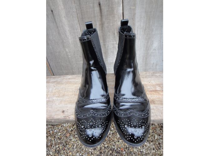 Botines Chelsea Dolce & Gabbana de charol negro - vista 7
