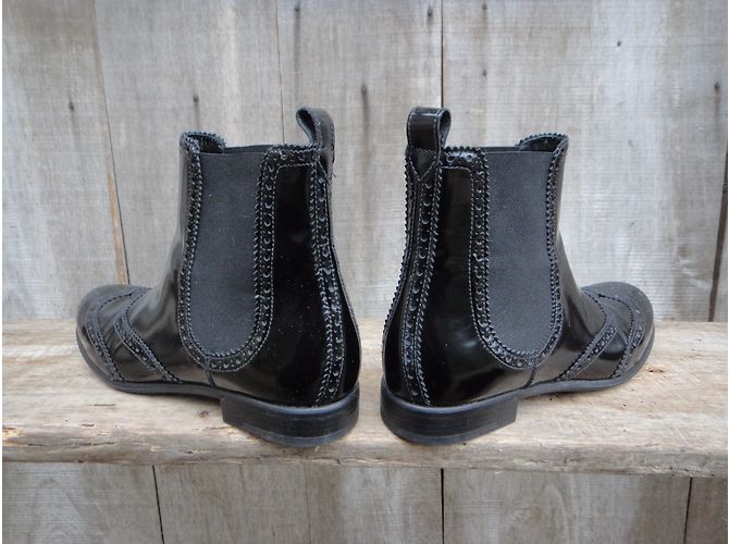 Botines Chelsea Dolce & Gabbana de charol negro - vista 8
