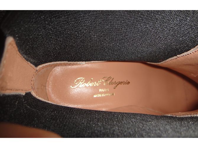 Botines Robert Clergerie Gris Piel 39.5 - vista 3