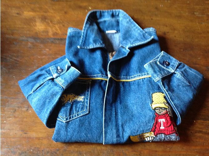 Autre Marque Veste en jean bleue avec broderie garçon 4 ans - vue 2