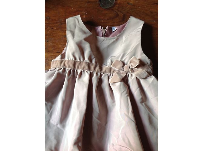 Autre Marque Rosa besticktes Partykleid 2 Jahre Pink - Ansicht 2