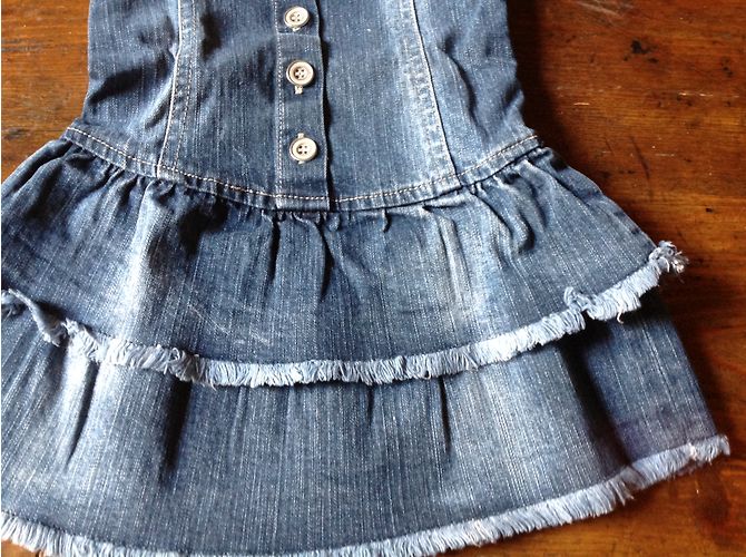 Autre Marque Rock&Roll Jeanskleid Blau 94cm - Ansicht 4