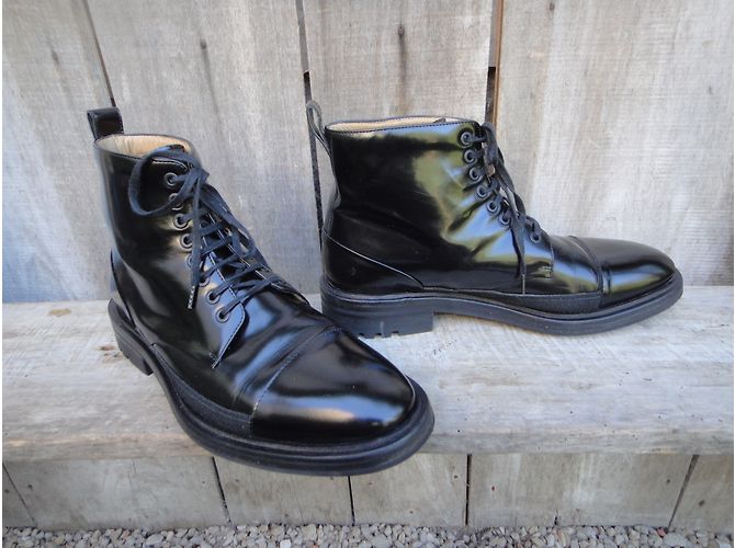 Kenzo Black Patent Leather Boots - view 4