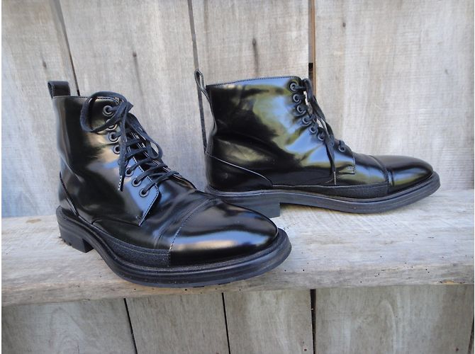 Kenzo Black Patent Leather Boots - view 5