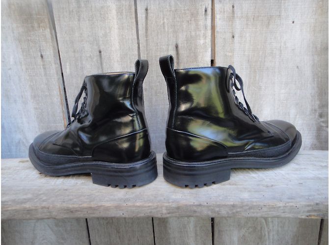 Kenzo Black Patent Leather Boots - view 7