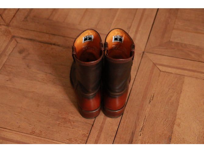 Botines Frye de cuero marrón US 8.5 Castaño Marrón oscuro - vista 9